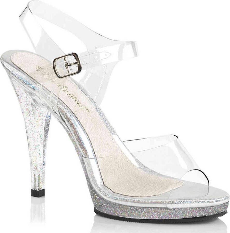 Fabelicious = | FLAIR 408MG | 4 1 2 Heel 1 2 PF Ankle Strap Sandal W Mini Glitters - Foto 1