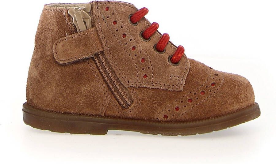 Falcotto by Naturino Falcotto Frol Zip suede spaz brown