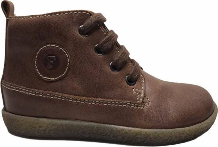 Falcotto cirkel lederen veter schoenen 1196 bruin