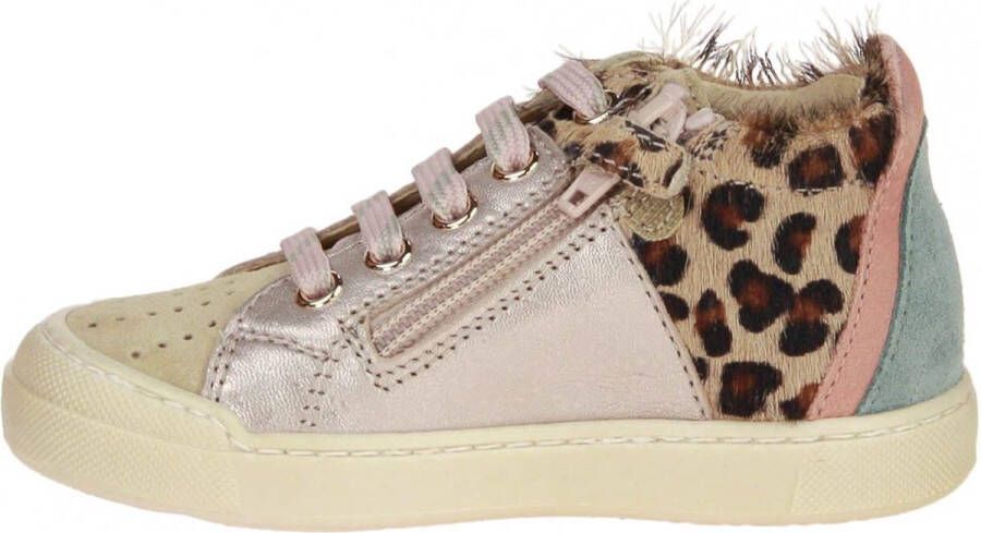 Falcotto Fabron Beige-Roze Sneaker