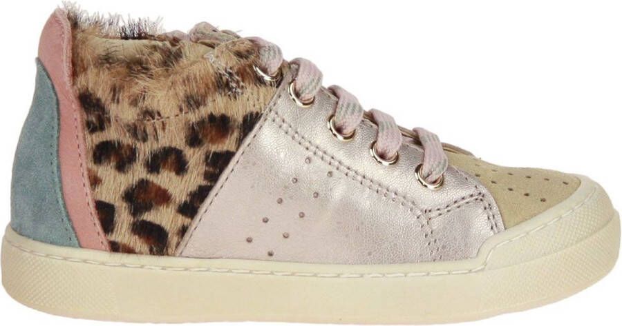 Falcotto Fabron Beige-Roze Sneaker