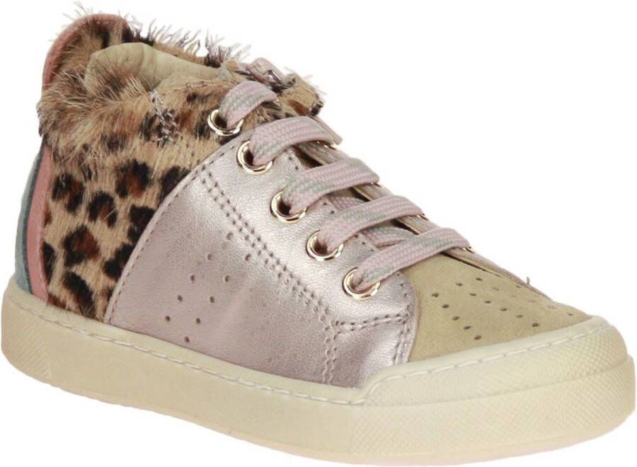 Falcotto Fabron Beige-Roze Sneaker