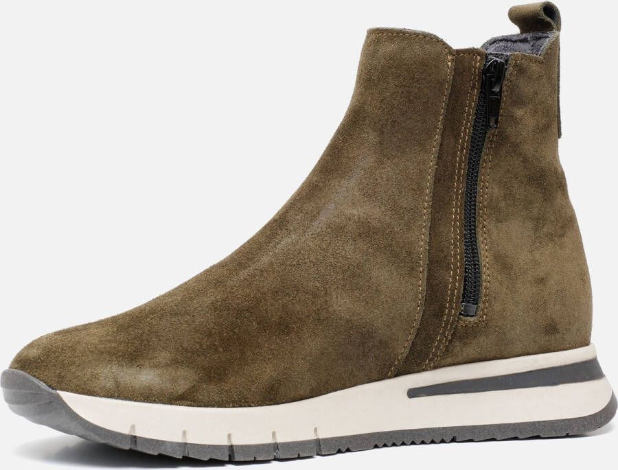 Feyn Chelsea boots Groen Suede 182508 Dames