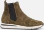 Feyn Chelsea boots Groen Suede 182508 Dames - Thumbnail 1