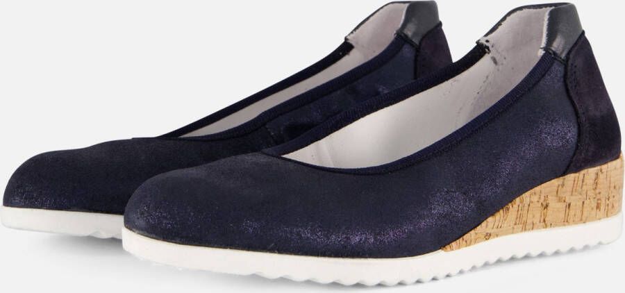 Feyn Ellie 08 Instappers blauw Suede