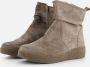 Feyn Marina Enkellaarsjes taupe Suede - Thumbnail 2