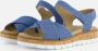 Feyn Mia 01 Sandalen Denim Leer - Thumbnail 1