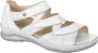 Fidelio Hallux Dames Witte Sandalen Dichte Hiel - Thumbnail 2