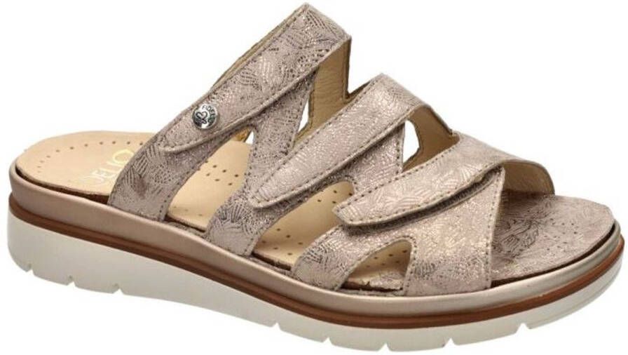 Fidelio Hallux -Dames goud slippers & muiltjes