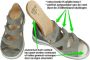 Fidelio Hallux -Dames grijs sandalen - Thumbnail 1