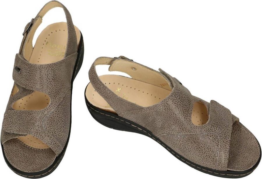 Fidelio Hallux -Dames taupe sandalen