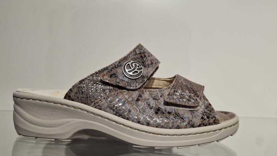 Fidelio Slipper Hallux Hedi H1 2 Taupe Python - Foto 1