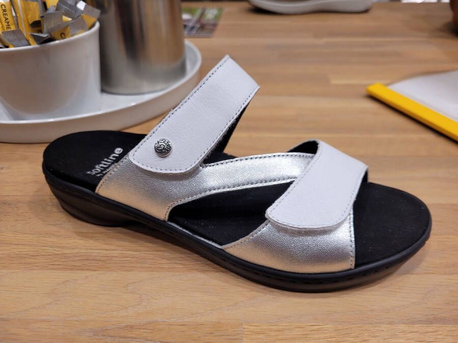 Fidelio Softline Slipper 20500311 Wit Zilver