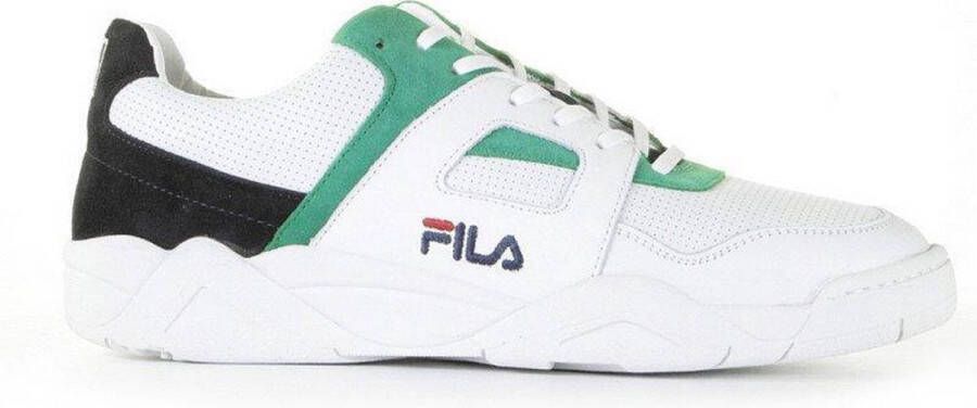 Fila Cedar CB Low Wit Donkerblauw Groen Heren Sneakers Wit Divers | Kleur Wit Divers