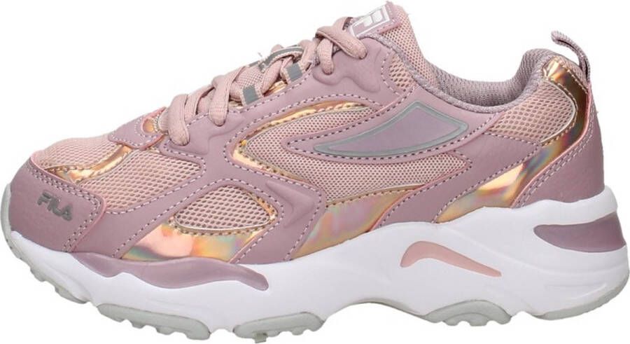 Fila Ray Tracer Teens sneakers oudroze metallic rosé Jongens Meisjes Mesh 37
