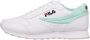 Fila Damen Retro Laufschuh Low Orbit Women White-Brook Green - Thumbnail 1