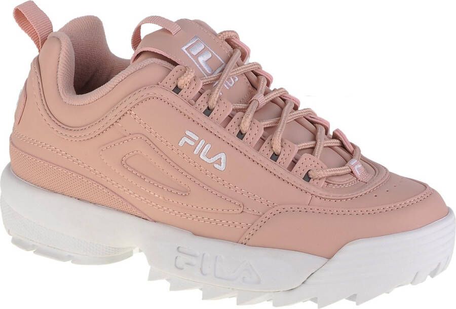 Isaac Pittig haar Fila Disruptor Low Wmn 1010302 40009 Vrouwen Roze Sneakers - Schoenen.nl