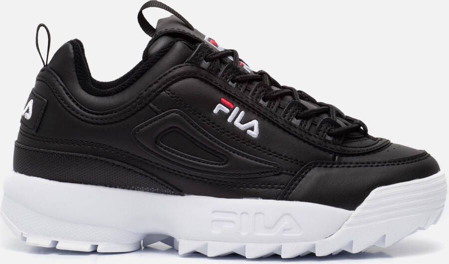 Fila sneakers zwart Jongens Meisjes Imitatieleer Logo 36