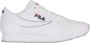 Fila Witte vetersneakers met contrastdetails White Dames - Thumbnail 1