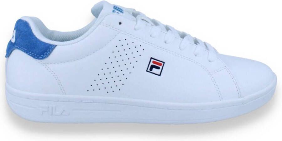 Fila Heren Crosscourt 2 F Low White-Lichen Blue WIT