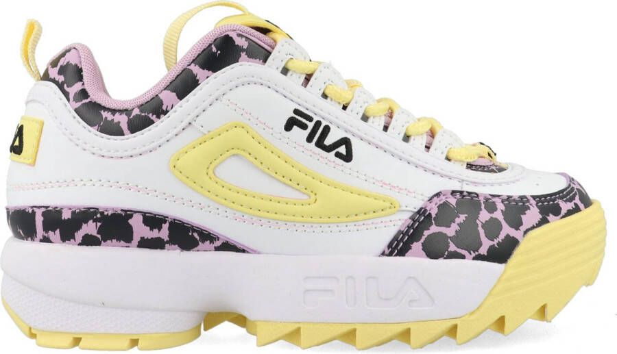 Fila Kids Disruptor FFK0115.13226 Wit Geel Paars