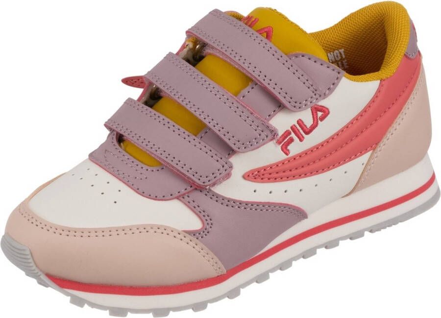 Fila Kinder Unisex Retro Laufschuh Low Orbit Low Kids Marshmallow-Lemon Curry