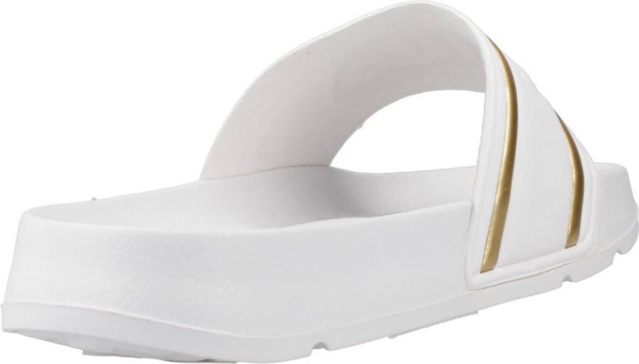 Fila n Flip- Flops Morro Bay Logo Slipper White Gold