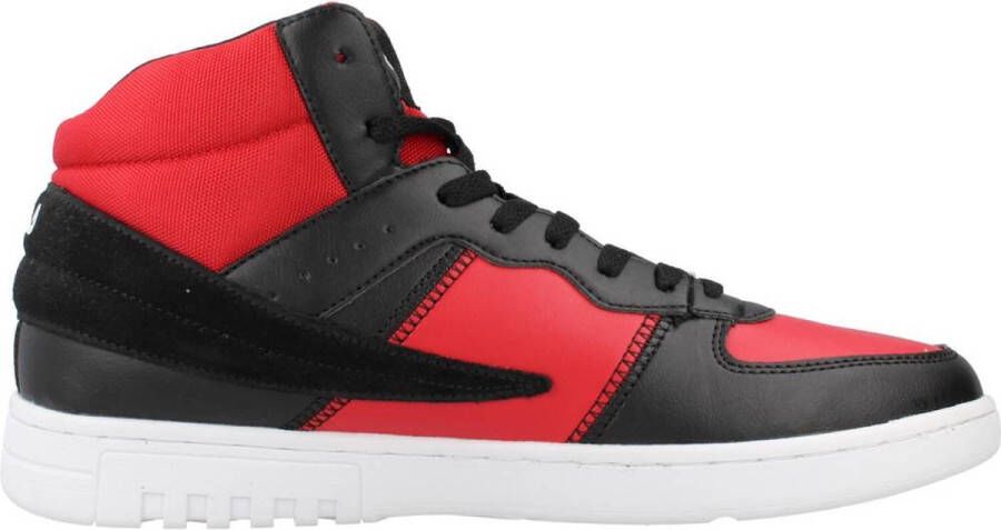 Fila Stijlvolle Mid-Sneakers voor Mannen Red Heren