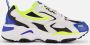 Fila Ray Tracer Neon Blauw Sneaker Multicolor Dames - Thumbnail 1