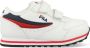 Fila Retro Running Sneaker Orbit Fastener Kids White Dress blue - Thumbnail 1