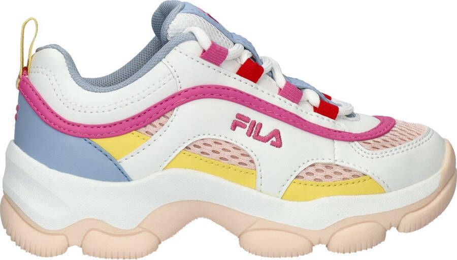 Fila Strada Dreamster Sneakers wit Imitatieleer Dames