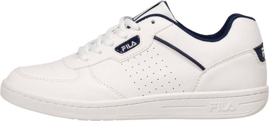 Fila Teens Unisex Tennis Sneaker Court Teens White-Medieval Blue