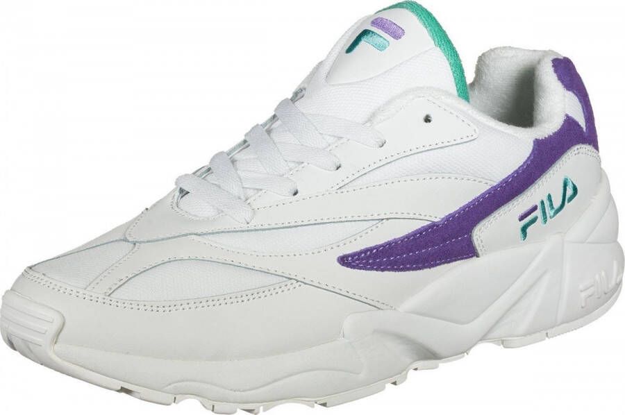 Fila Venom Low Heren Sneakers White Violet Tulip Blue Curacao