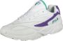 Fila Venom Low Heren Sneakers White Violet Tulip Blue Curacao Maat - Thumbnail 1