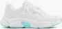 Fila Witte chunky sneaker turqoise zool - Thumbnail 2