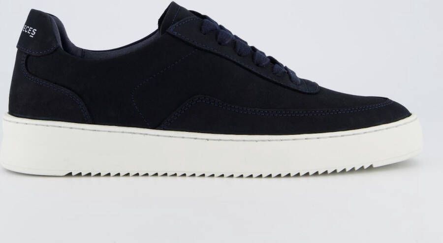 FILLING PIECES Lage Sneakers Heren Lop Top Sue Maat: 46 Materiaal: Suède Kleur: Blauw