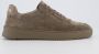 Filling Pieces Taupe Suede Minimalist Sneaker Brown Unisex - Thumbnail 1