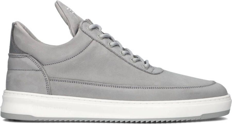 FILLING PIECES Lage Sneakers Heren Low Top Base Maat: 46 Materiaal: Nubuck Kleur: Grijs