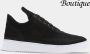 FILLING PIECES Lage Sneakers Heren Low Top Rip Basic Maat: 44 Materiaal: Nubuck Kleur: Zwart - Thumbnail 1