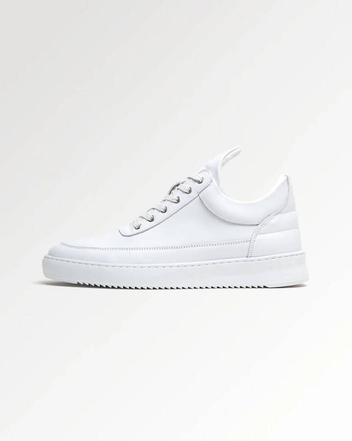 FILLING PIECES Lage Sneakers Low Top Ripple Nappa Maat: 44 Materiaal: Leer Kleur: Wit