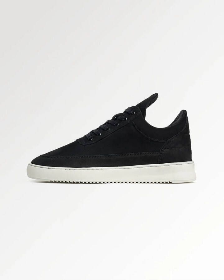 Filling Pieces Low Top Ripple Nubuck Black Eu39-Uk6-Usm7-Usw8.5 Black Heren Black Heren