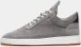 Filling Pieces Grijze Suède Lage Top met Rimpelontwerp Gray Heren - Thumbnail 1