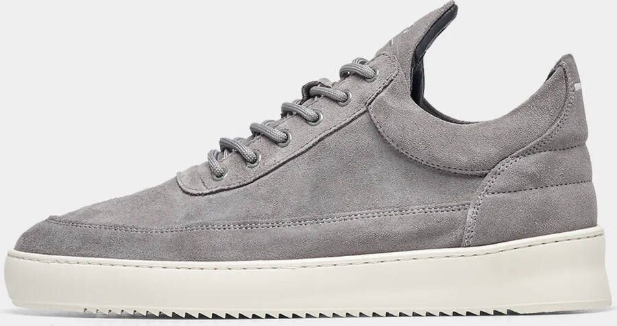 Filling Pieces Low Top Suede Organic Grey Heren Sneakers