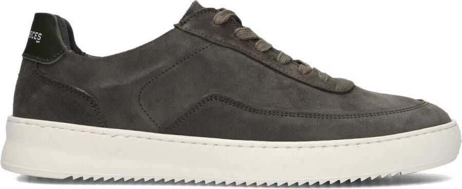 FILLING PIECES Lage Sneakers Heren Mondo Organic Sue Maat: 42 Materiaal: Suède Kleur: Groen