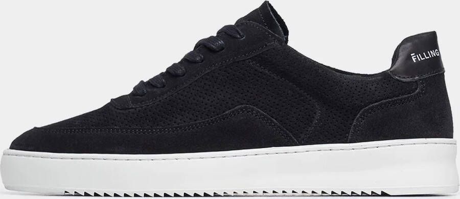 Filling Pieces Mondo Perforated Organic Black Sneaker