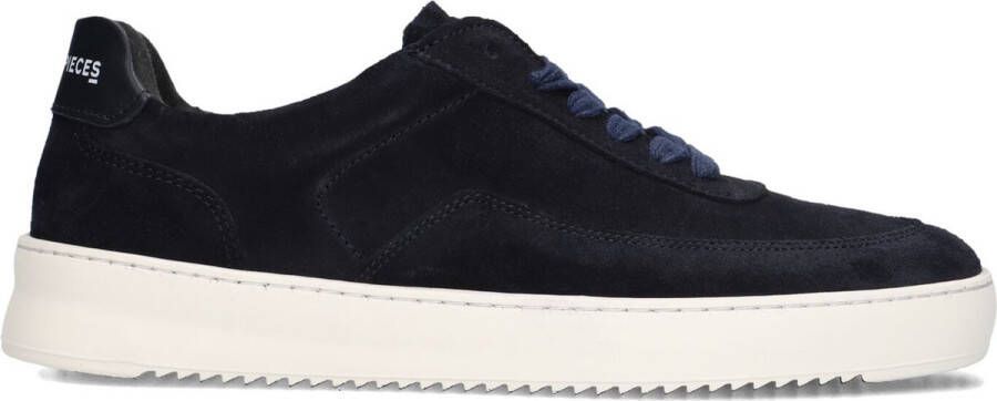 FILLING PIECES Lage Sneakers Heren Mondo Perforated Maat: 45 Materiaal: Suède Kleur: Blauw