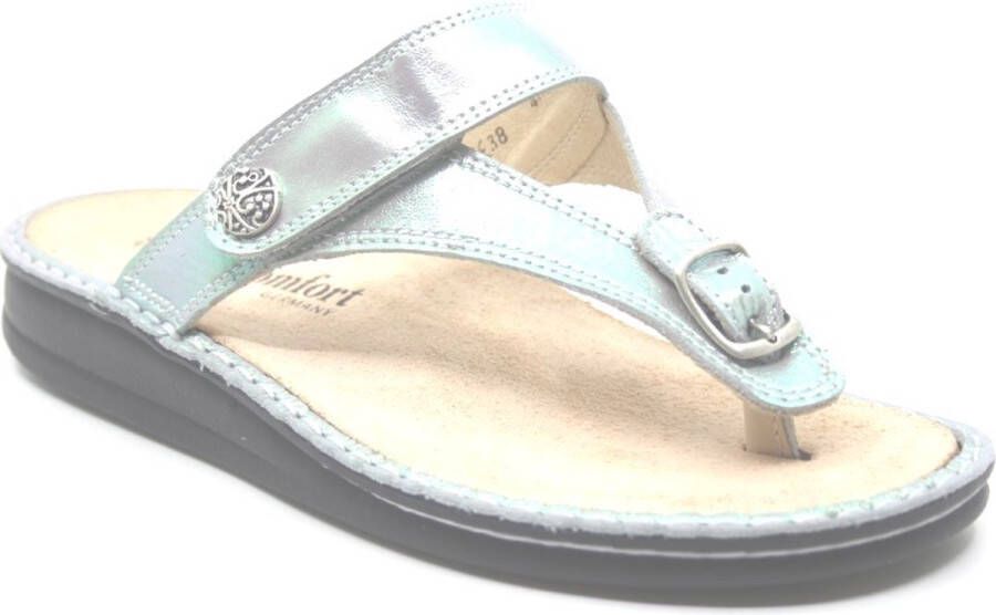 Finn comfort ALEXANDRIA S 81524-793297 Zilver metallic teenslipper