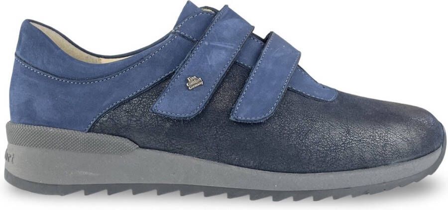 Finn comfort Ivrea marine sneaker klittenband Kleur Blauw)