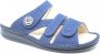 FinnComfort Finn Comfort AGUEDA 01538-007414 Blauwe slipper - Thumbnail 1