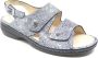 FinnComfort Finn Comfort MILOS 02560-732241 Blauw combi kleurige dames sandalen - Thumbnail 1